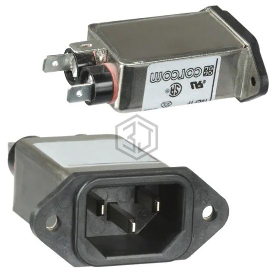 6609015-3 - TE Connectivity Corcom Filters - Power Entry Connectors - Inlets, Outlets, Modules