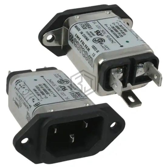 6609000-1 - TE Connectivity Corcom Filters - Power Entry Connectors - Inlets, Outlets, Modules
