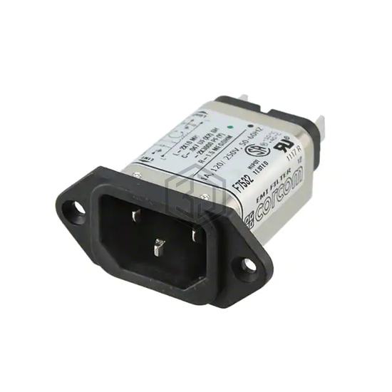 6609001-1 - TE Connectivity Corcom Filters - Power Entry Connectors - Inlets, Outlets, Modules