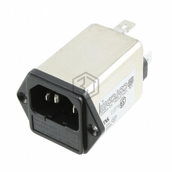 6609116-1 - TE Connectivity Corcom Filters - Power Entry Connectors - Inlets, Outlets, Modules