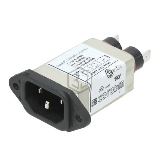 10EH4C - TE Connectivity Corcom Filters - Power Entry Connectors - Inlets, Outlets, Modules