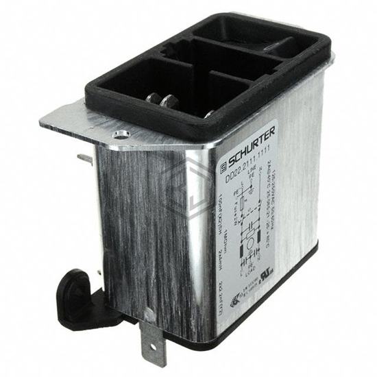 DD22.2111.1111 - SCHURTER Inc. - Power Entry Connectors - Inlets, Outlets, Modules