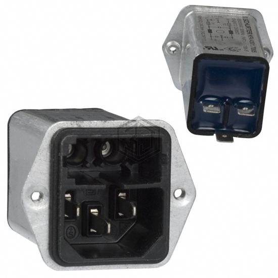 4301.7005 - SCHURTER Inc. - Power Entry Connectors - Inlets, Outlets, Modules