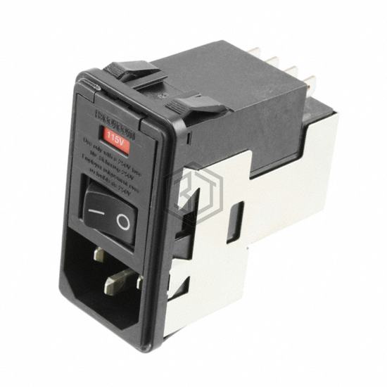 PS0SXDH3A - TE Connectivity Corcom Filters - Power Entry Connectors - Inlets, Outlets, Modules