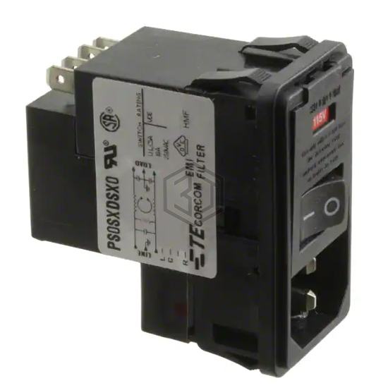 4-6609951-3 - TE Connectivity Corcom Filters - Power Entry Connectors - Inlets, Outlets, Modules