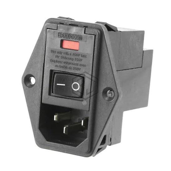 5-6609929-0 - TE Connectivity Corcom Filters - Power Entry Connectors - Inlets, Outlets, Modules