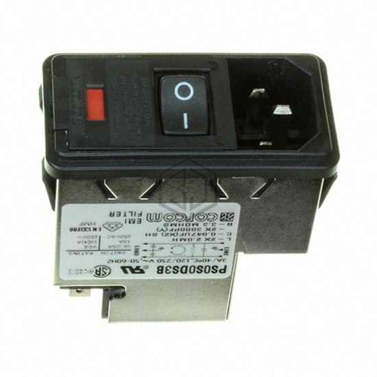 8-6609107-0 - TE Connectivity Corcom Filters - Power Entry Connectors - Inlets, Outlets, Modules