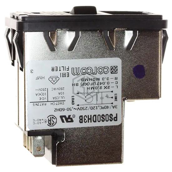PS0S0DH3B - TE Connectivity Corcom Filters - Power Entry Connectors - Inlets, Outlets, Modules
