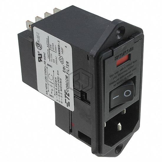 6609103-6 - TE Connectivity Corcom Filters - Power Entry Connectors - Inlets, Outlets, Modules