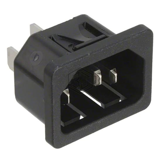 6100.4312 - SCHURTER Inc. - Power Entry Connectors - Inlets, Outlets, Modules