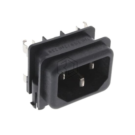 GSF1.2206.01 - SCHURTER Inc. - Power Entry Connectors - Inlets, Outlets, Modules