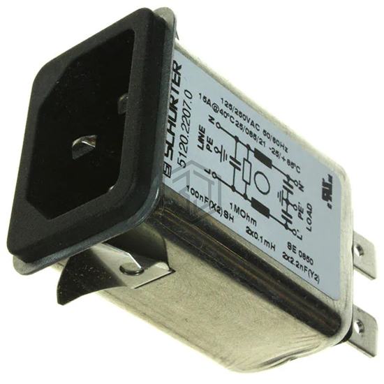 5120.2207.0 - SCHURTER Inc. - Power Entry Connectors - Inlets, Outlets, Modules