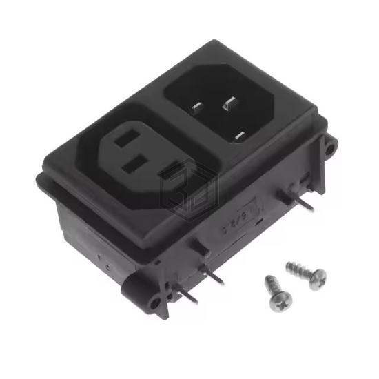 KP01.1052.01 - SCHURTER Inc. - Power Entry Connectors - Inlets, Outlets, Modules