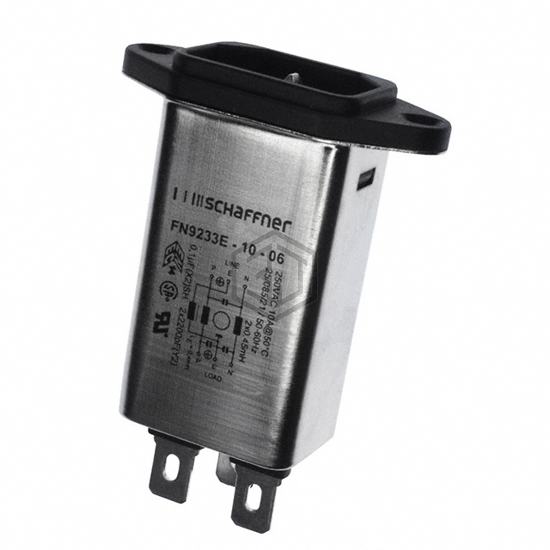 FN9233E-10-06 - Schaffner EMC Inc. - Power Entry Connectors - Inlets, Outlets, Modules