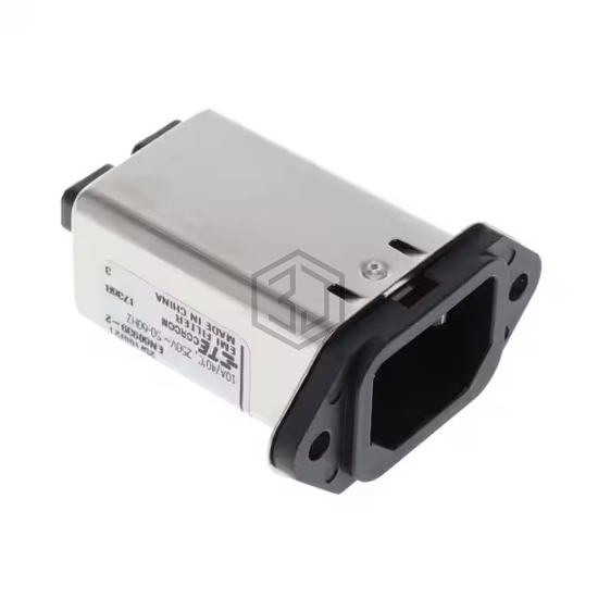 10IHE1 - TE Connectivity Corcom Filters - Power Entry Connectors - Inlets, Outlets, Modules