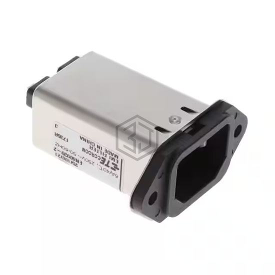 6IHE1 - TE Connectivity Corcom Filters - Power Entry Connectors - Inlets, Outlets, Modules