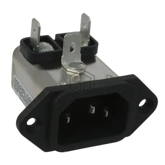 3EEA2 - TE Connectivity Corcom Filters - Power Entry Connectors - Inlets, Outlets, Modules