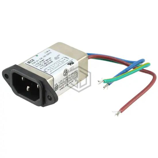 1-6609017-2 - TE Connectivity Corcom Filters - Power Entry Connectors - Inlets, Outlets, Modules