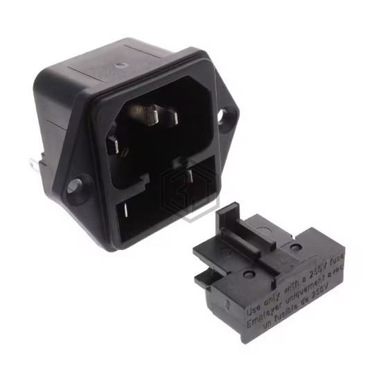 4304.6018 - SCHURTER Inc. - Power Entry Connectors - Inlets, Outlets, Modules