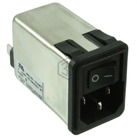 1-6609113-0 - TE Connectivity Corcom Filters - Power Entry Connectors - Inlets, Outlets, Modules