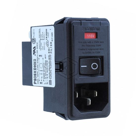 4-6609106-6 - TE Connectivity Corcom Filters - Power Entry Connectors - Inlets, Outlets, Modules
