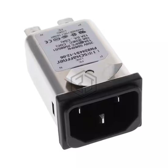 FN9244S1-12-06 - Schaffner EMC Inc. - Power Entry Connectors - Inlets, Outlets, Modules