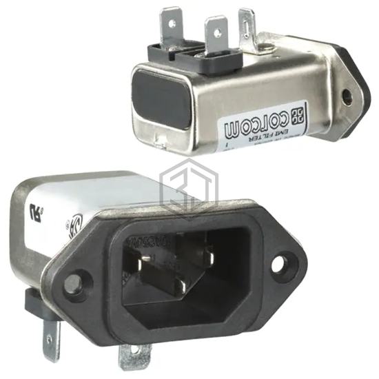 1-6609008-2 - TE Connectivity Corcom Filters - Power Entry Connectors - Inlets, Outlets, Modules