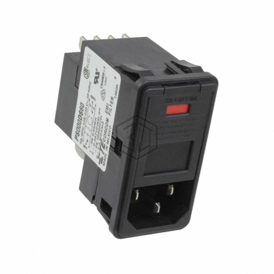 PS000DS60 - TE Connectivity Corcom Filters - Power Entry Connectors - Inlets, Outlets, Modules