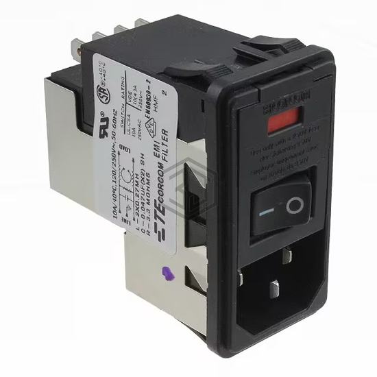 PS0S0SHXA - TE Connectivity Corcom Filters - Power Entry Connectors - Inlets, Outlets, Modules
