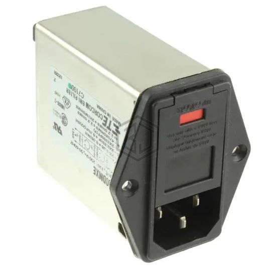PE000DMXE - TE Connectivity AMP Connectors - Power Entry Connectors - Inlets, Outlets, Modules