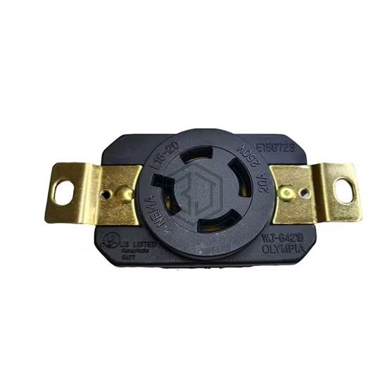 NEMA L15-20 RECEPTACLE - Powertronics - Power Entry Connectors - Inlets, Outlets, Modules