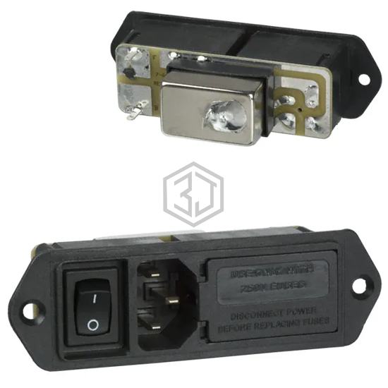 5EFM1S - TE Connectivity Corcom Filters - Power Entry Connectors - Inlets, Outlets, Modules