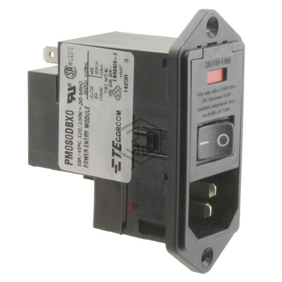 6-6609959-6 - TE Connectivity Corcom Filters - Power Entry Connectors - Inlets, Outlets, Modules
