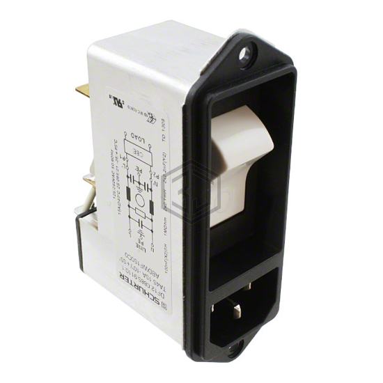 DF12.0885.9110.1 - SCHURTER Inc. - Power Entry Connectors - Inlets, Outlets, Modules