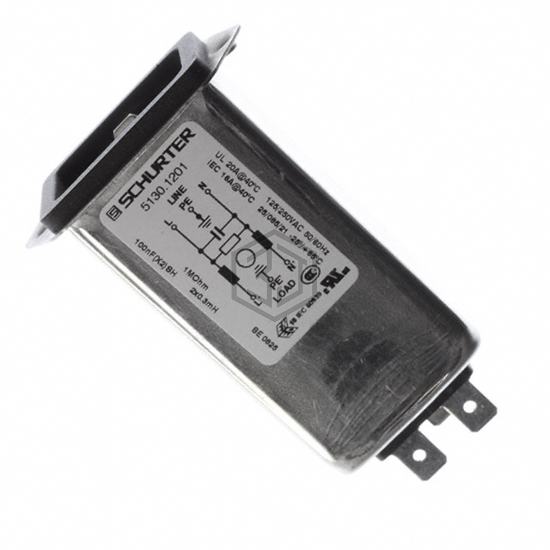 5130.1201 - SCHURTER Inc. - Power Entry Connectors - Inlets, Outlets, Modules