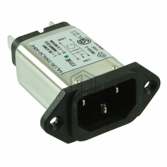 6EAH1 - TE Connectivity Corcom Filters - Power Entry Connectors - Inlets, Outlets, Modules