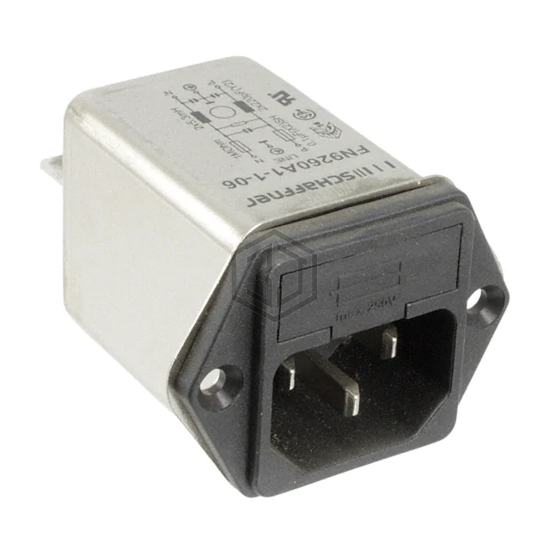 FN9260A1-1-06 - Schaffner EMC Inc. - Power Entry Connectors - Inlets, Outlets, Modules