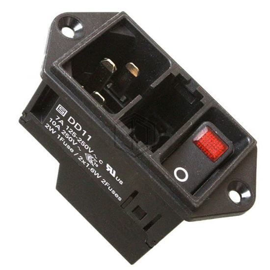 DD11.0123.1111 - SCHURTER Inc. - Power Entry Connectors - Inlets, Outlets, Modules