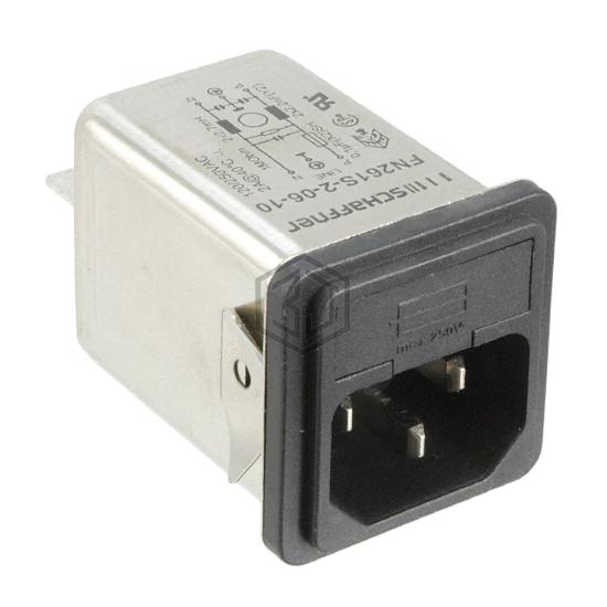 FN261S-2-06-10 - Schaffner EMC Inc. - Power Entry Connectors - Inlets, Outlets, Modules
