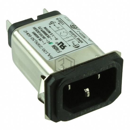 6EBS1 - TE Connectivity Corcom Filters - Power Entry Connectors - Inlets, Outlets, Modules