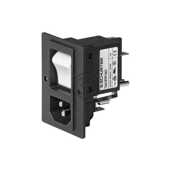 DG11-CBDBL100C0-000-C6135-331-010-00 - SCHURTER Inc. - Power Entry Connectors - Inlets, Outlets, Modules