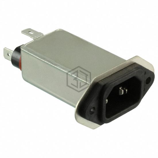 15EJT1F - TE Connectivity Corcom Filters - Power Entry Connectors - Inlets, Outlets, Modules