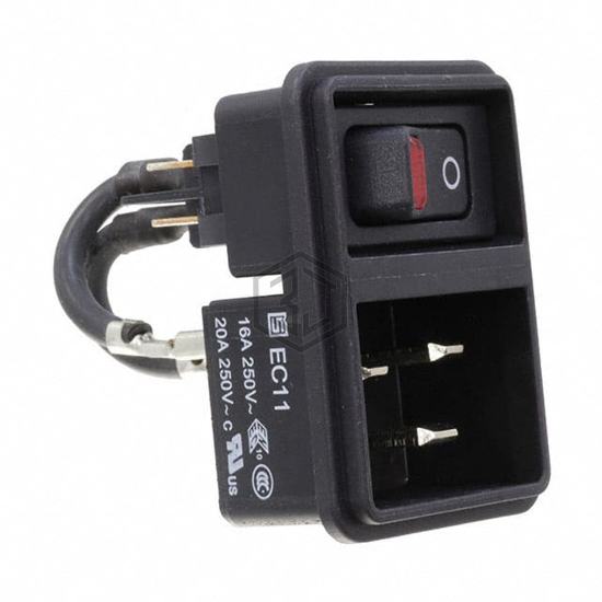 EC11.0021.201 - SCHURTER Inc. - Power Entry Connectors - Inlets, Outlets, Modules