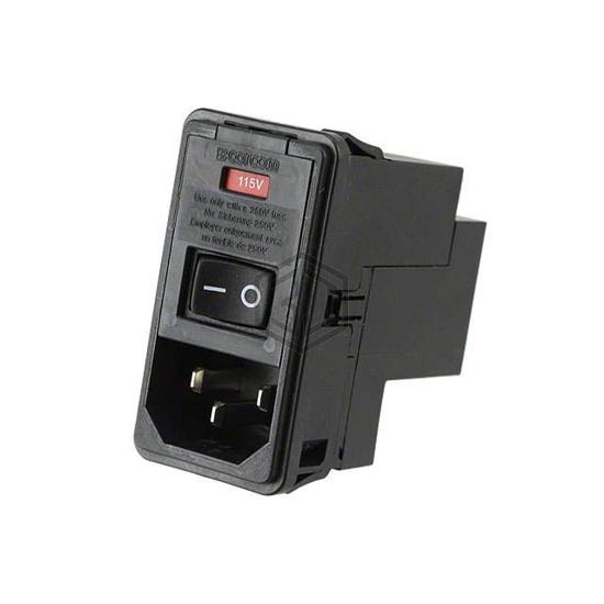 6609107-5 - TE Connectivity Corcom Filters - Power Entry Connectors - Inlets, Outlets, Modules