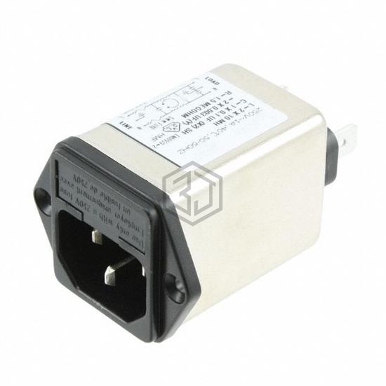 1EGG1-2 - TE Connectivity Corcom Filters - Power Entry Connectors - Inlets, Outlets, Modules
