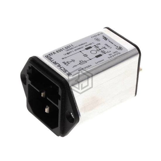 4301.5011 - SCHURTER Inc. - Power Entry Connectors - Inlets, Outlets, Modules