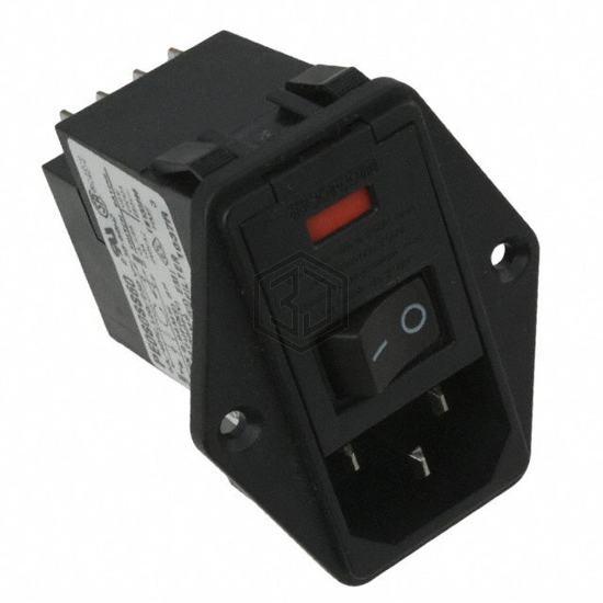 6609104-4 - TE Connectivity Corcom Filters - Power Entry Connectors - Inlets, Outlets, Modules