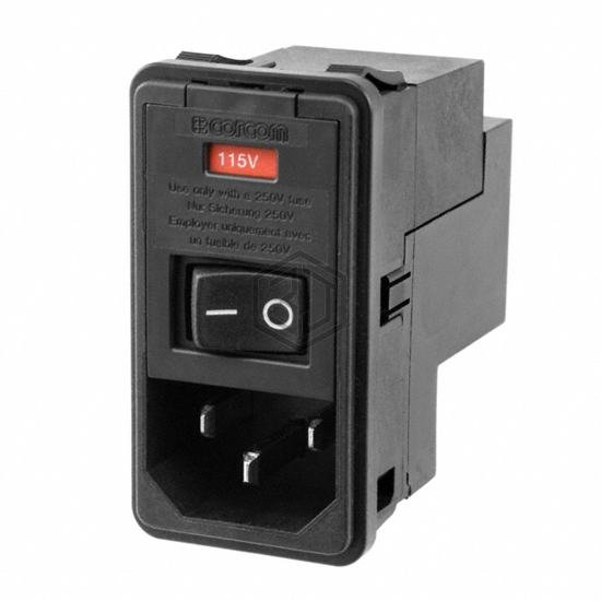 PS0SXDH60 - TE Connectivity Corcom Filters - Power Entry Connectors - Inlets, Outlets, Modules