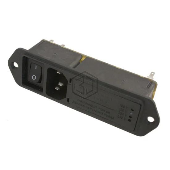 3-6609128-5 - TE Connectivity Corcom Filters - Power Entry Connectors - Inlets, Outlets, Modules