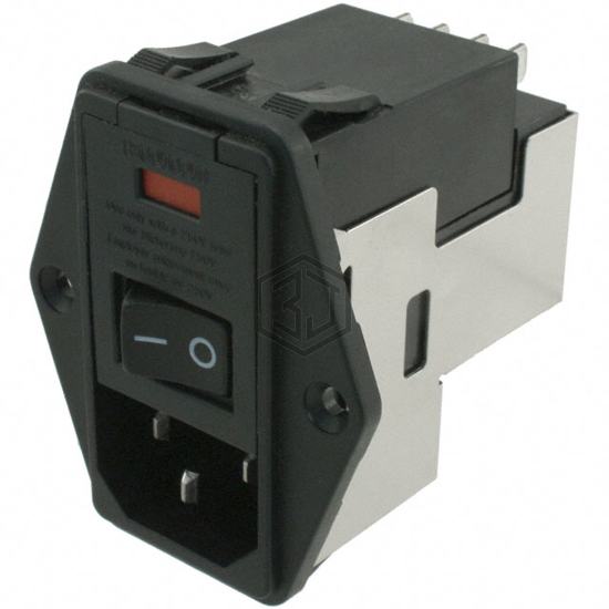 7-6609929-3 - TE Connectivity Corcom Filters - Power Entry Connectors - Inlets, Outlets, Modules